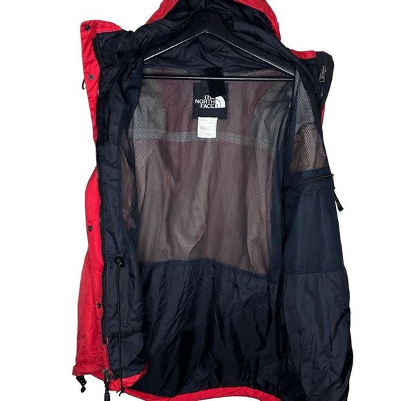 VTG 90’s The North Face Gore-Tex Mountain Guide Red Jacket Parka Womens L - Picture 4 of 4